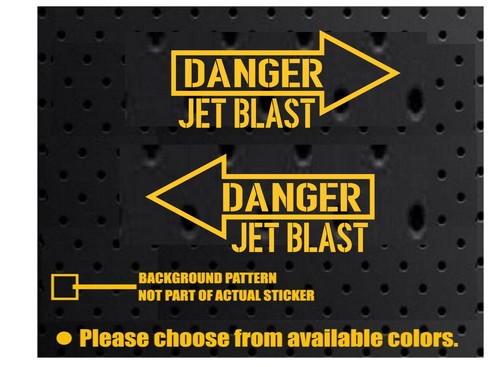 Danger jet blast vinyl - danger,