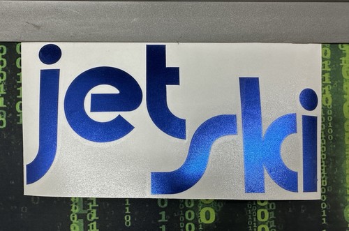 Window decal sticker jet - jet, ski